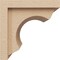 Ekena Millwork 8"W x 8"D x 8"H Wide Emerson Rough Cedar Woodgrain TimberThane Corbel, Primed Tan CORUR08X08X08EMRRCPR - alternate 4